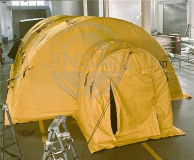 60㎡ উচ্চ-চাপ ইনফ্ল্যাটেবল মেডিকেল টেন্ট